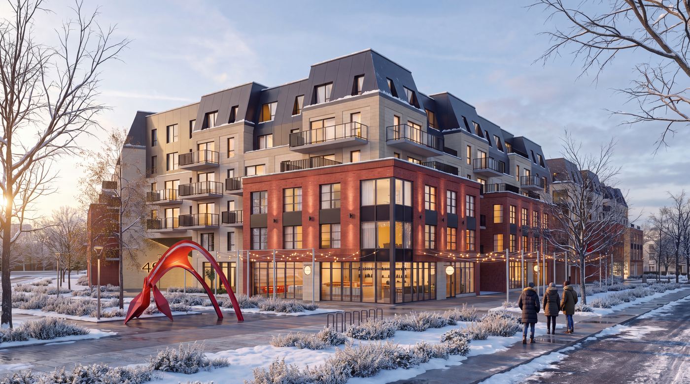 Le projet en hiver